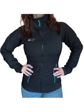 The North Face Summit Series Full Zip Jacket Black Lightweight Outdoor Hiking